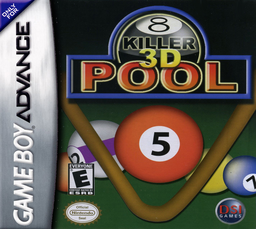 Killer 3D Pool box art for GameBoy Advance
